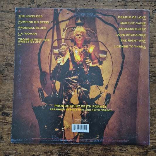 LP Billy Idol - Charmed Life 64 3217351 Chrysalis Musica Rock Vinile