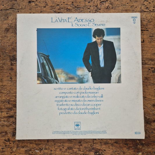 LP Claudio Baglioni - La Vita È Adesso CBS 26533 Musica Italiana Vinile
