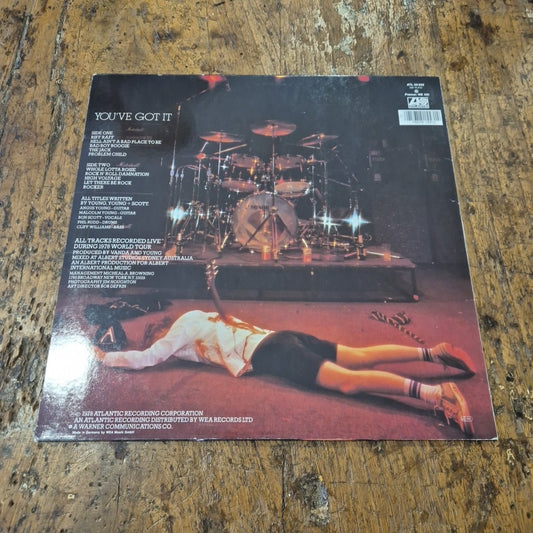 LP AC/DC - If You Want Blood You've Got It K 50 532 Hard Rock Vinile 12
