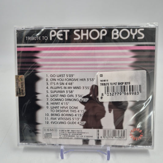 CD Dance PET SHOP BOYS Tribute To SEALED SMI 080 DDD Progressive House Go West