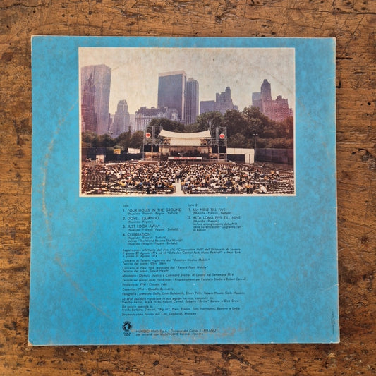 LP Premiata Forneria Marconi Live In U.S.A. DZSLN 55676 Italy 1974