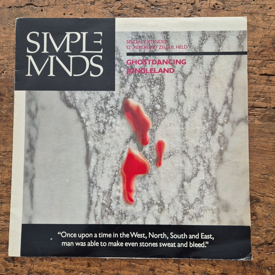 LP Simple Minds - Jungleland VINX 160 Musica Pop Rock Vinile 1986