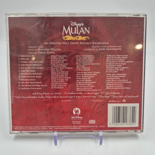 CD Mulan Disney Original Sound Track Jerry Goldsmith WDR 4916382david Zippel