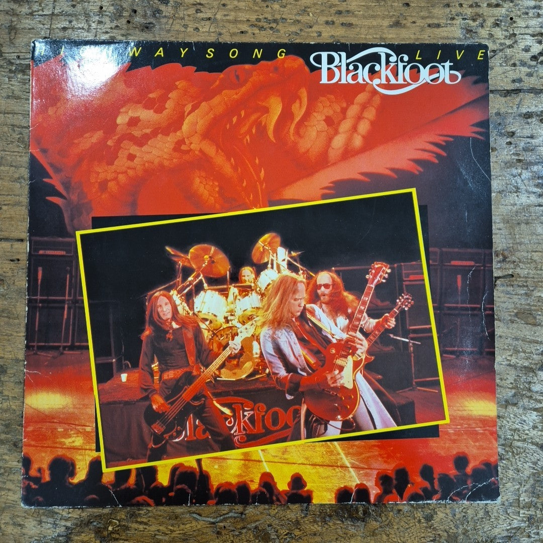LP Blackfoot Highway Song Live ATC 50910 1982 Musica Rock Vinile