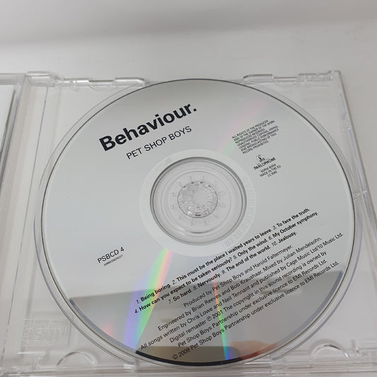 CD Pet Shop Boys – BehaviourParlophone – PSBCD 4 Europe 2009