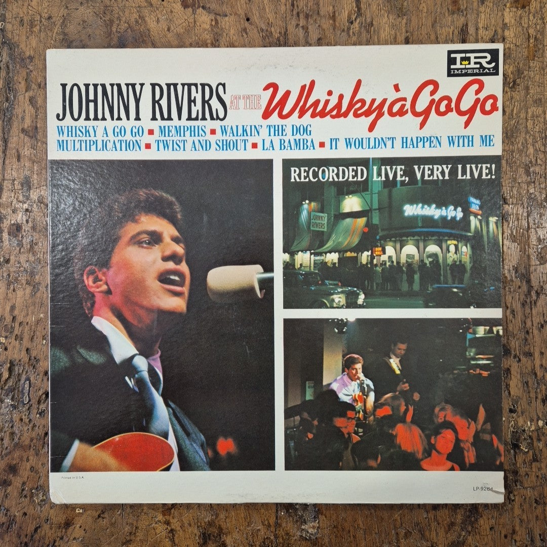 LP Johnny Rivers At Whisky-A-Go-Go LP 9264 Imperial Musica Rock Vinile