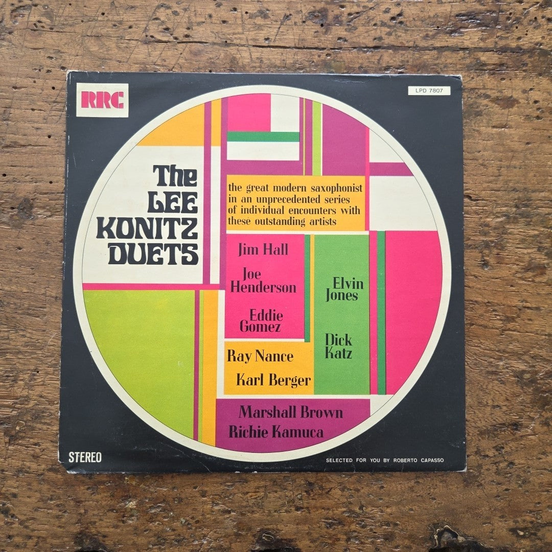 LP The Lee Konitz Duets - Tickle Toe LPD 7807 Jazz Vinile