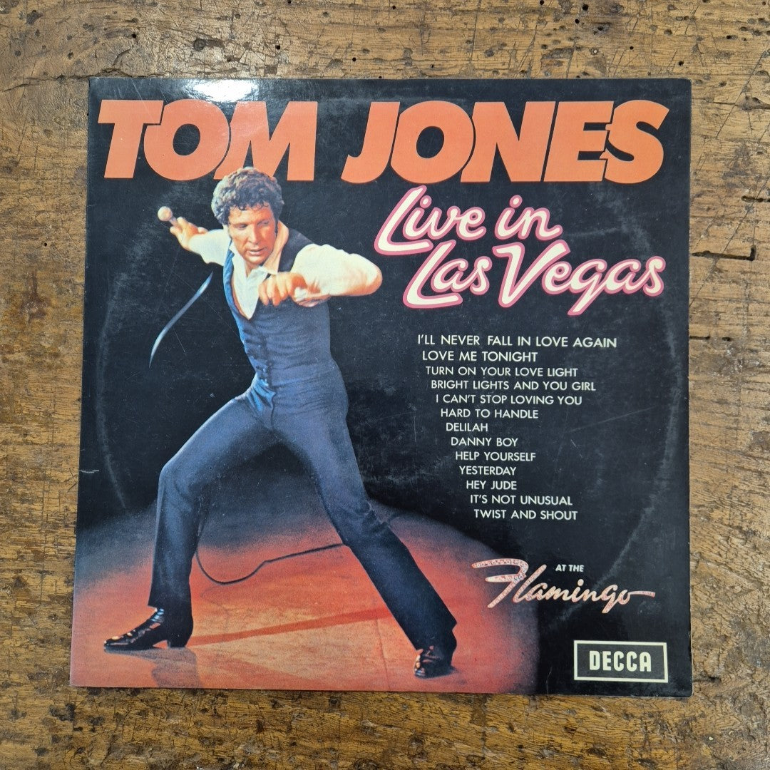 LP Tom Jones - Live In Las Vegas DECCA SKLI 5032 Musica Rock Vinile