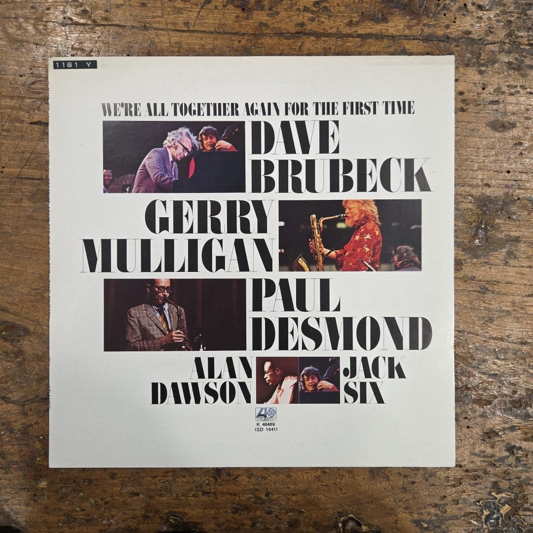LP Brubeck/Mulligan/Desmond - We're All Together Again K 40489 1973 Made In IT