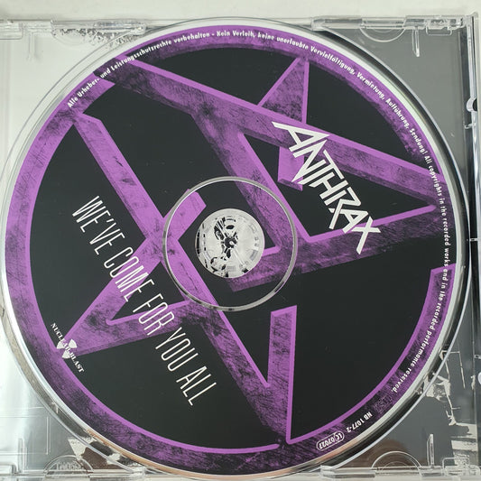 CD Anthrax – We've Come For You All 2003 Nuclear Blast Germany