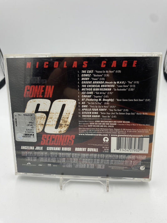 CD Various – Gone In 60 Seconds Stage E Screen Elettronica