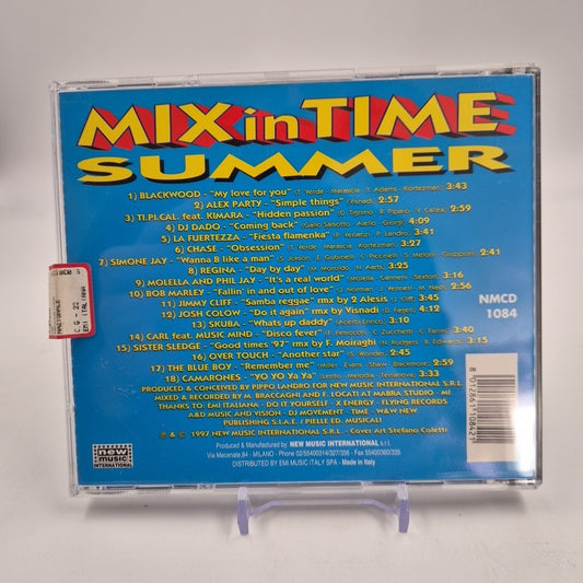 CD Dance MIX IN TIM3 SUMMER NMCD 1084 Italy 1997 Blackwood Molella Skuba Regina