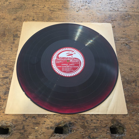 LP Woody Guthrie And Cisco Houston - Cowboy Songs SLP 32 Jazz Vinile Made In US