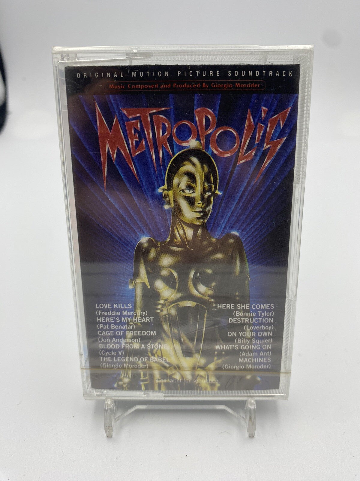 MUSICASSETTA Tape SS Various – Metropolis :CBS – 40-70252 Rock Stage 1984