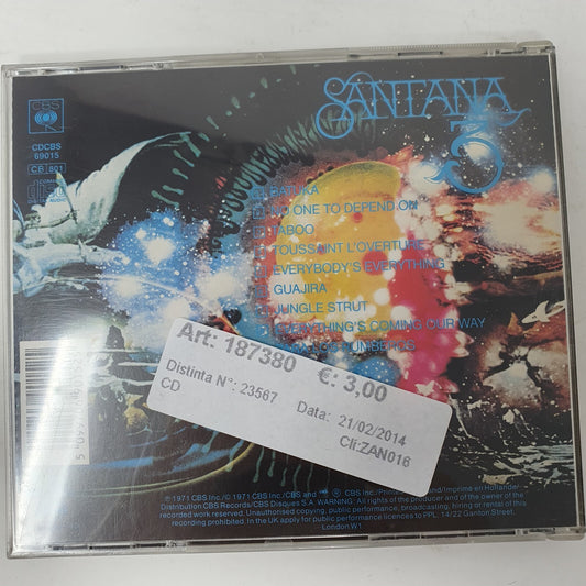 CD Santana – 3CBS – CDCBS 69015 Eu 1986