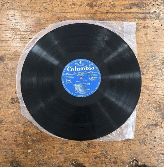 LP Paul Anka - Paul Anka In Italia 33-QSX 12041 Made In Italy 1959