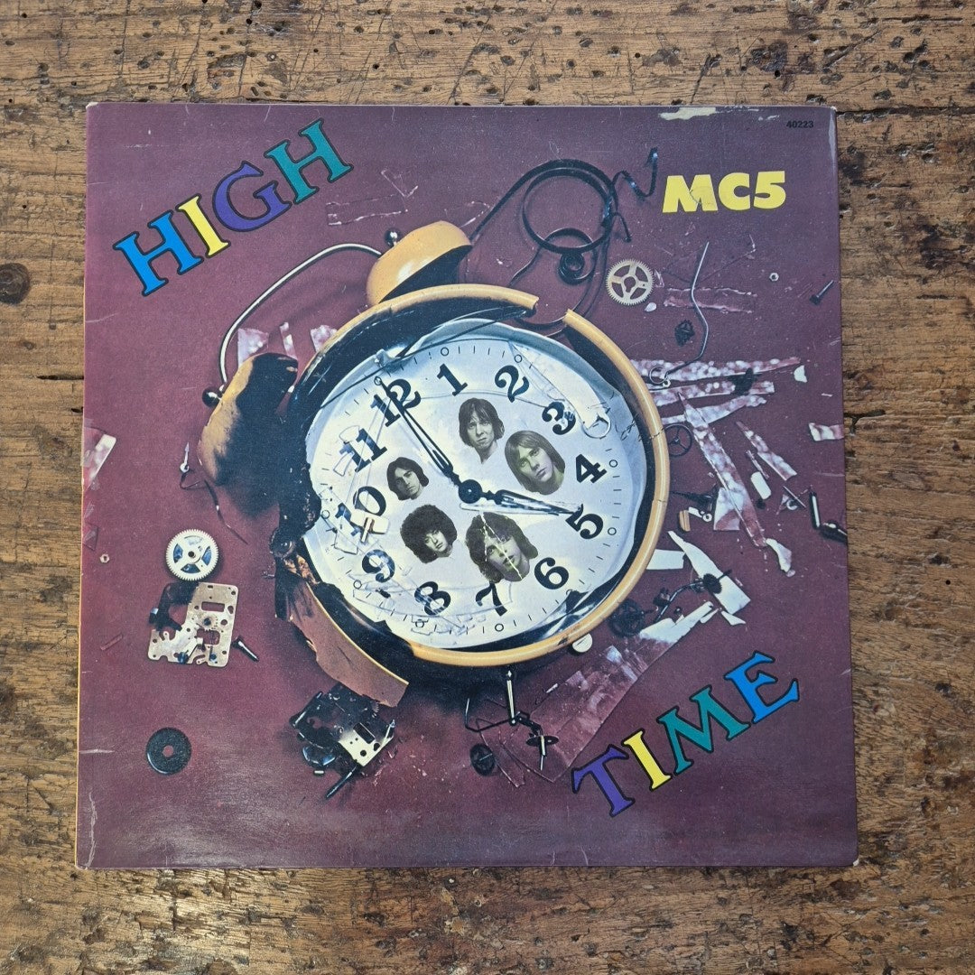 LP MC5 HIGH TIME Atlantic STA 712213 Garage Rock Punk Vinile France 1971