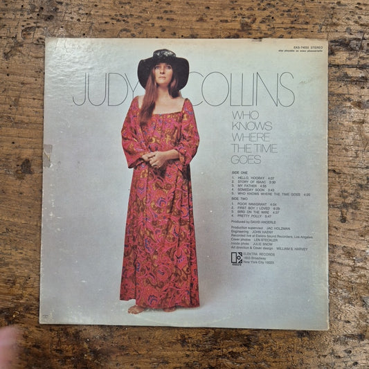 LP Judy Collins - Who Knows Where The Time Goes EKS-74033 Musica Rock Vinile