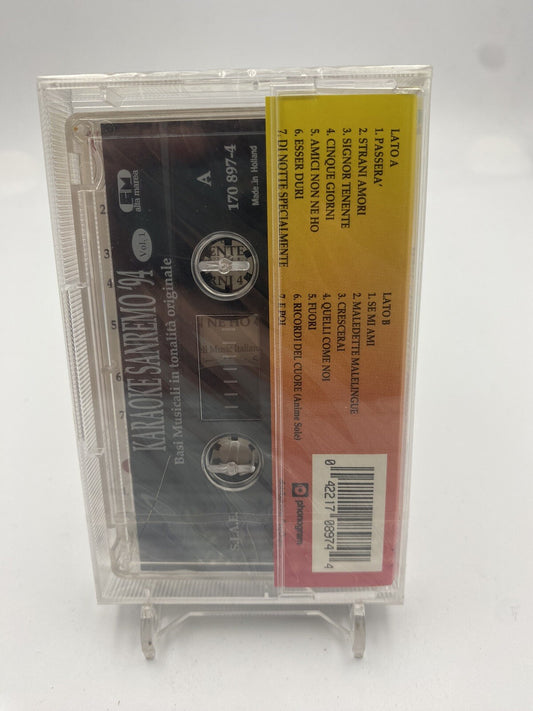 MUSICASSETTA Tape SS Various- Karaoke Sanremo 94 Italy