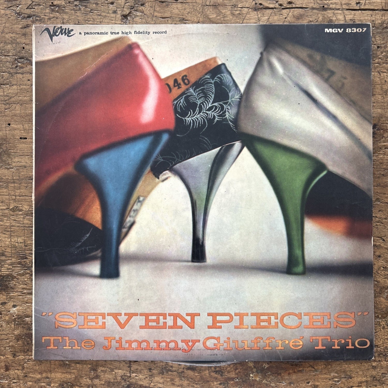 LP Seven Pieces - The Jimmy Giuffre Trio MGV 8307 Made In Italy Vinile Jazz