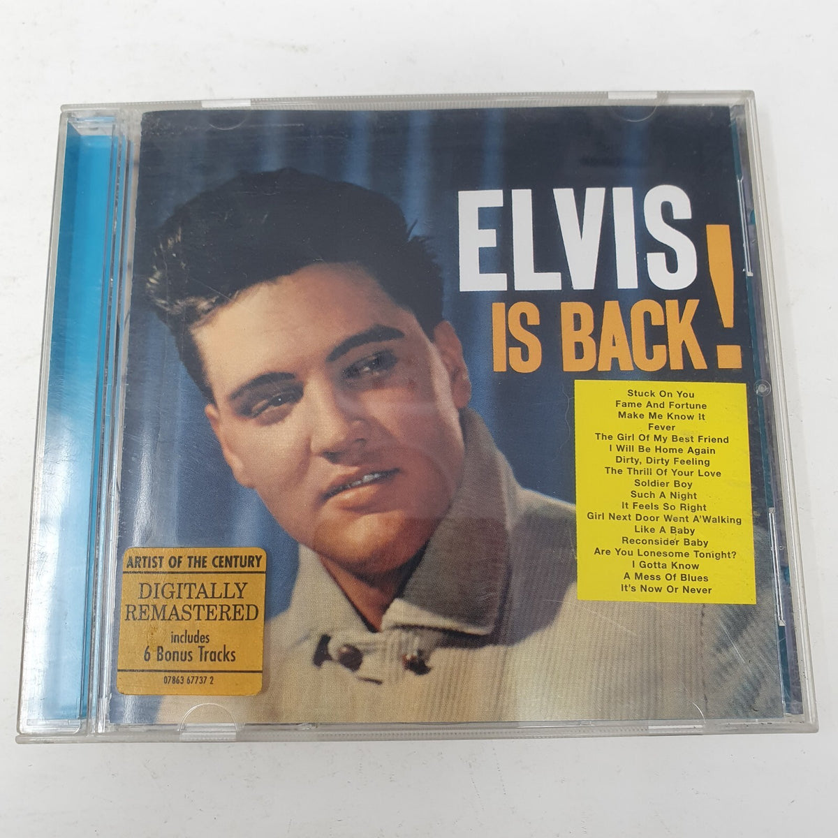 CD Elvis Presley – Elvis Is Back! RCA – 07863 67737-2