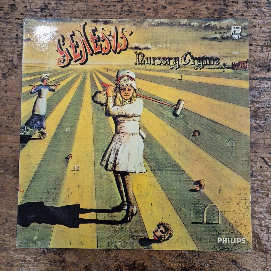 LP Genesis - Nursery Cryme 6369 916 L Made In Italy 1971 Rock Garage Vinile