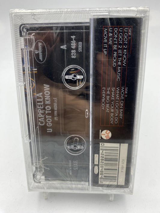 MUSICASSETTA Tape SS Cappella – U Got 2 Know Elettronica Pop 1994