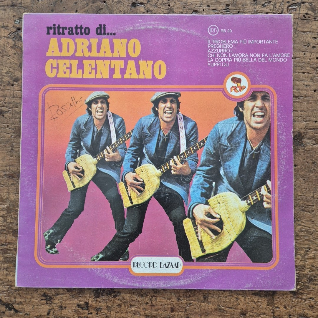LP Rittatto Di... Adriano Celentano RB 29 Musica Italiana Vinile Vocal Pop