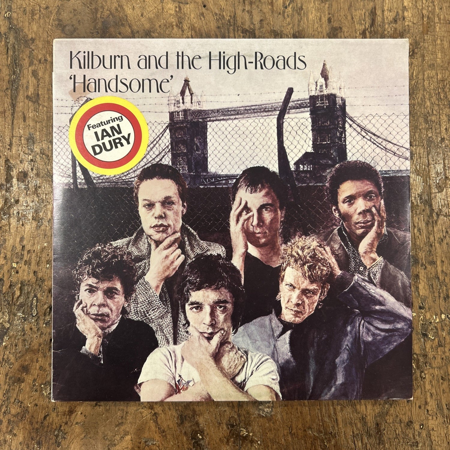 LP Kilburn And The High Roads - Handsome PYLP 87013 Pye Records Vinile 1975 Rock