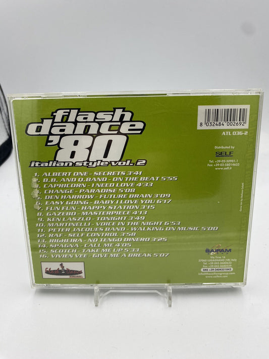 CD Various Flash Dance 80 Italian Style Volume 2 Compilation