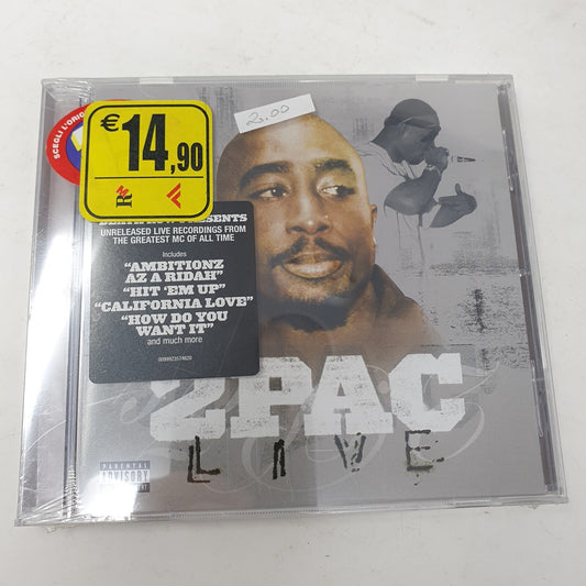 CD 2Pac – Live Death Row Records – 0099923574620 Sealed