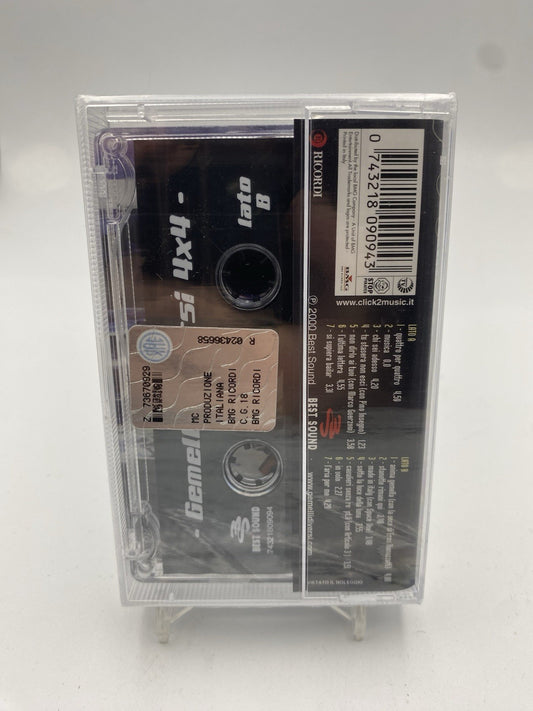 MUSICASSETTA Tape SS Gemelli Diversi – 4X4 Hip Hip Italy Rare Sigillato