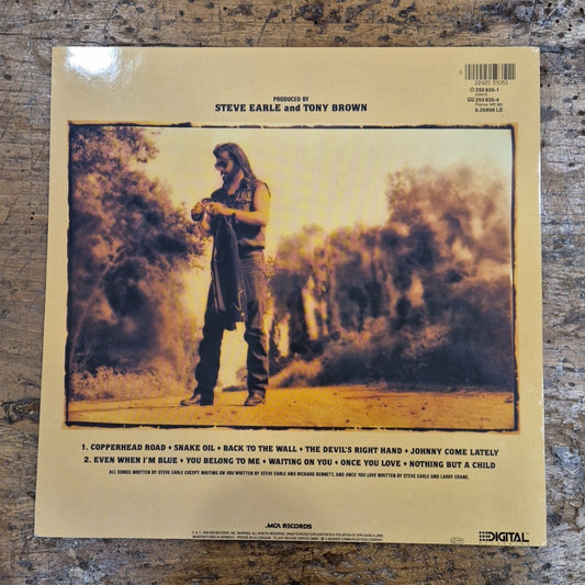 LP Steve Earle - Copperhead Road MCA 255 935-1 Musica Rock Vinile