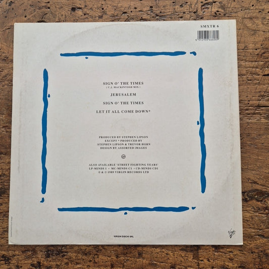 LP Simple Minds - The Amsterdam E.P. SMXTR 6 Musica Pop Rock Vinile 1986