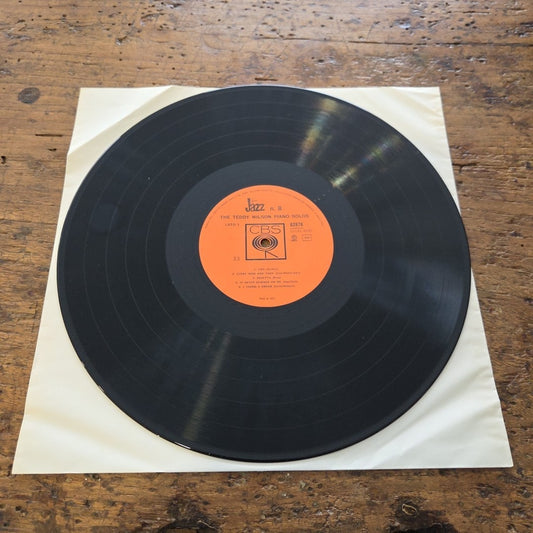 LP Teddy Wilson - Piano Solos CBS 62876 Jazz Vinile 1967