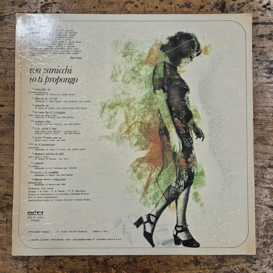 LP Iva Zanicchi - Io Ti Propongo RDZ-ST 14252 Musica Italiana Vinile Pop 12