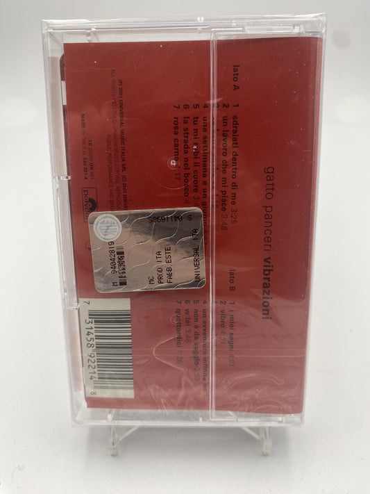 MUSICASSETTA Tape SS Gatto Panceri MC7 Vibrazioni Nuova Sigillata