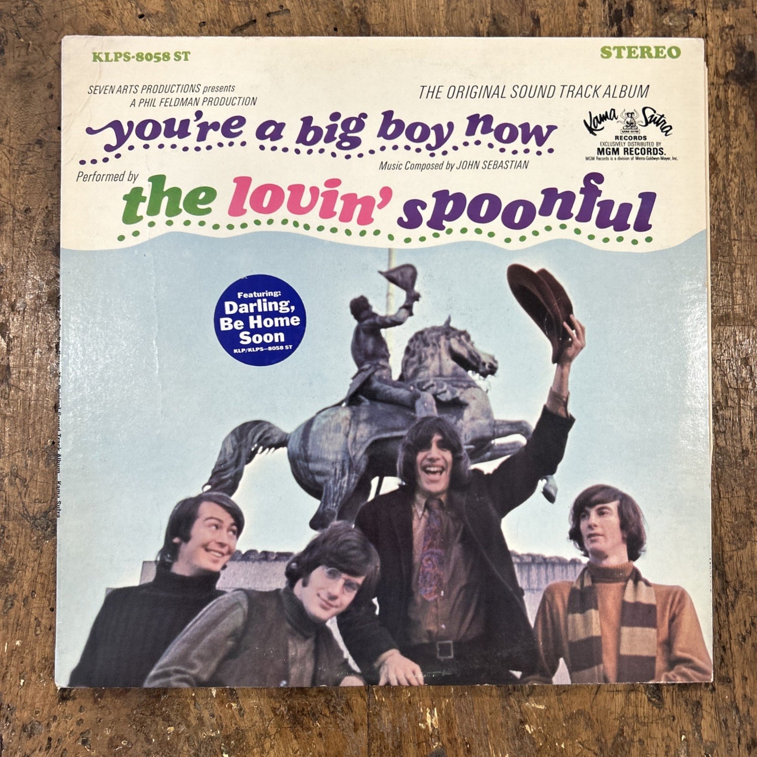LP The Lovin Spoonful - You Are A Big Boy Now KLPS 8058 Vinile 1967 Pop Rock OST