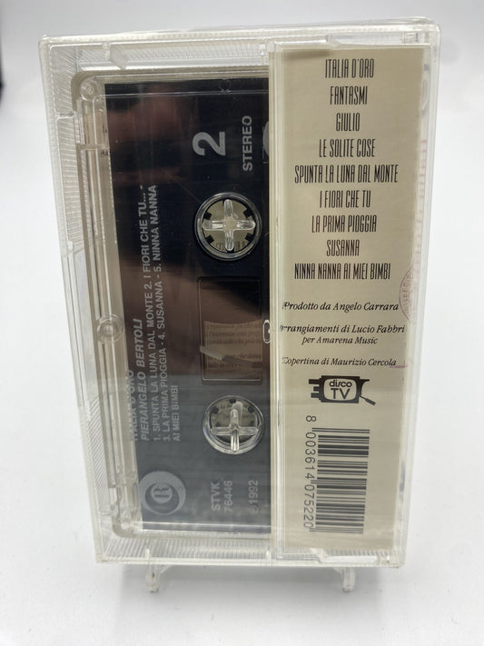 MUSICASSETTA Tape SS Pierangelo Bertoli Italia D’oro Italy