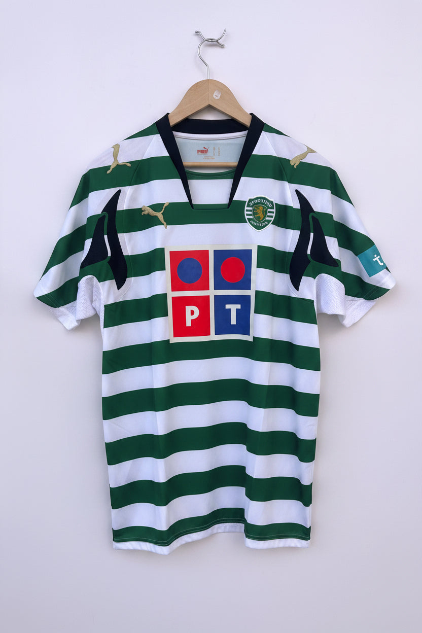 Maglia Calcio Puma Sporting Lisbona home kit 2004/05 tg. M