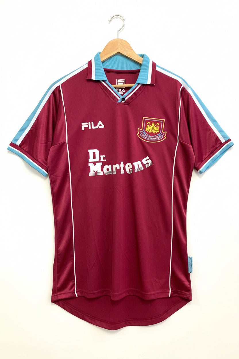Maglia calcio West Ham United Fila 1999 Vintage Replica Tg.L