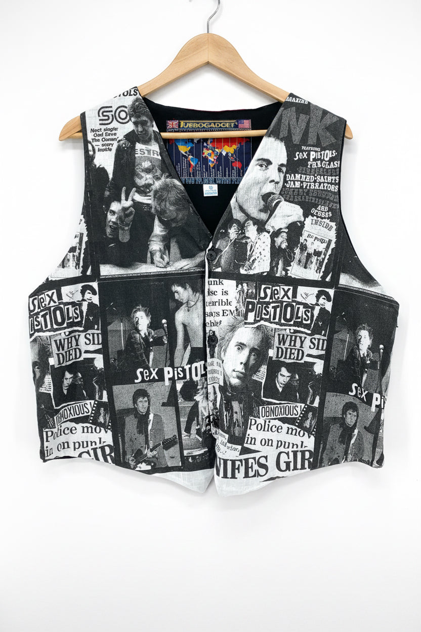 Gilet Uomo Sex Pistols 80’s TurboGadget concert tg. XL