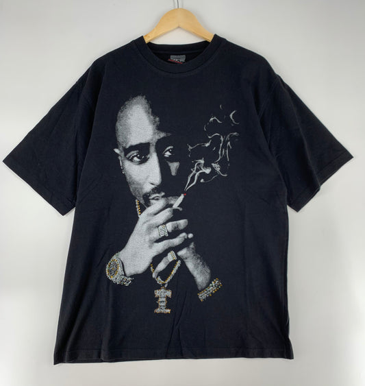 Vintage Makaveli Tupac T-Shirt 90’s USA Tg. L