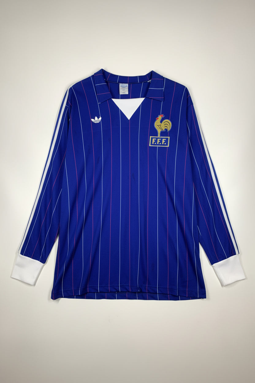 Maglia calcio Adidas France Tg.M 1982 Vintage Replica