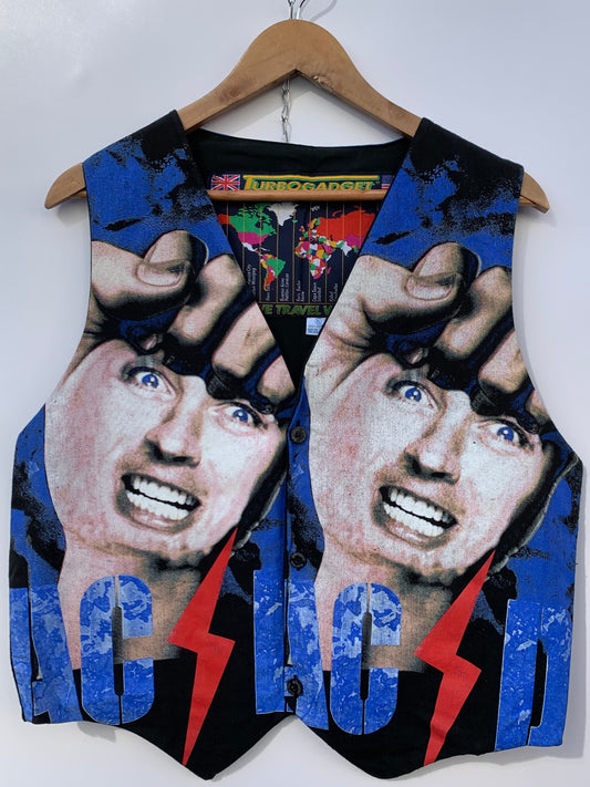 Gilet AC/DC vintage - Turbogadget, tg. XL