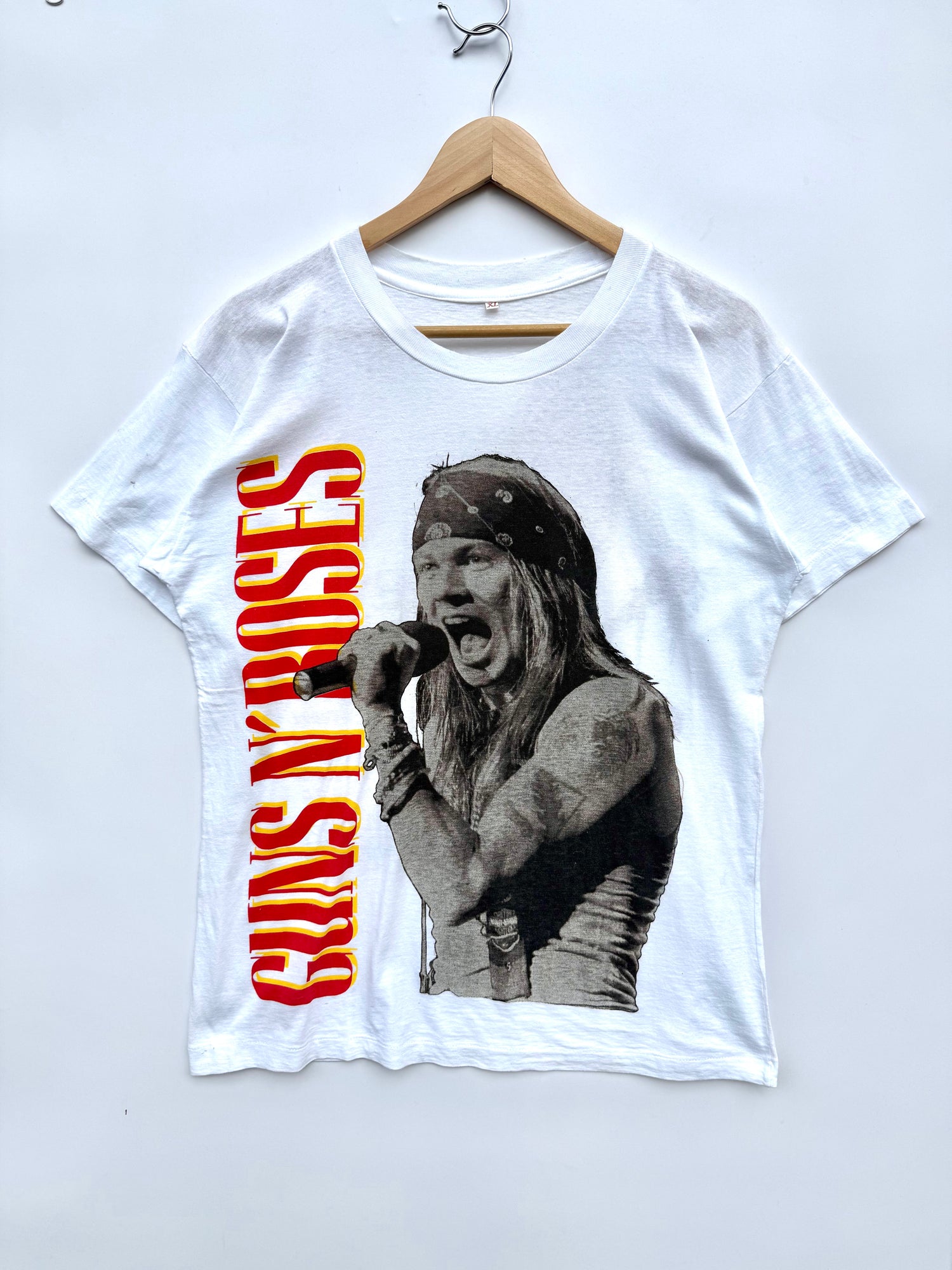 T-Shirt Vintage Guns N’ Roses 1992 Use Your Illusion World Tour single stitch tee