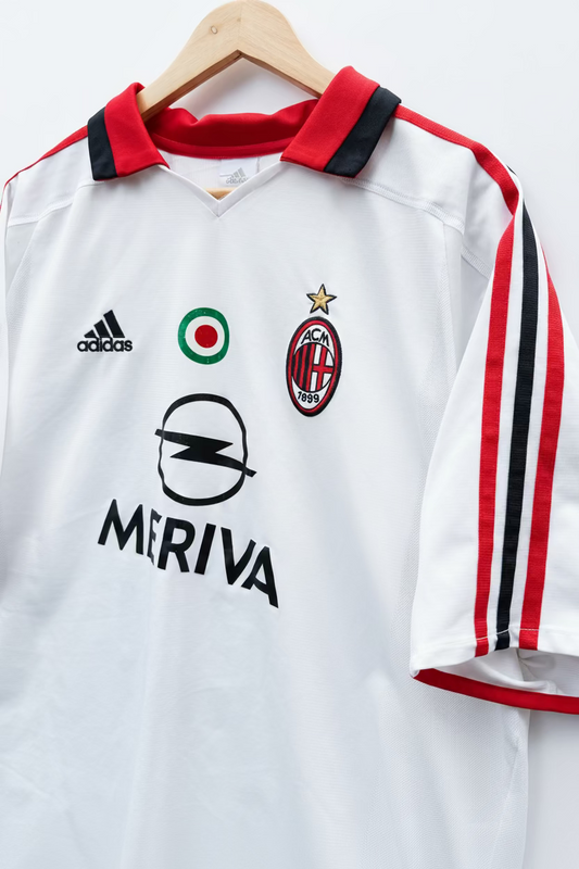 Maglia Calcio Adidas Milan Gattuso 8 Opel Meriva 2003/04 away kit tg. XL