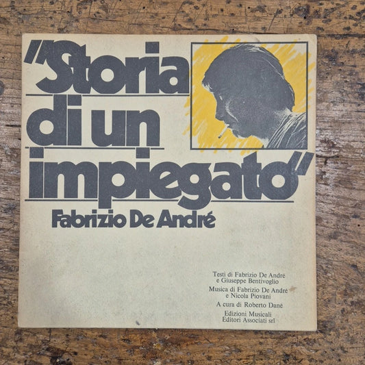 Fabrizio De Andrè - Storia Di Un Impiegato 1973 LP