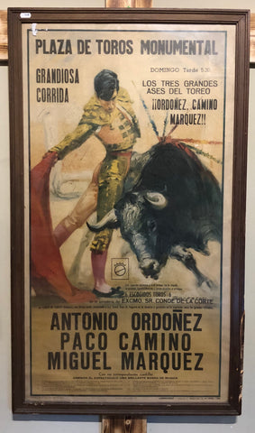Poster Plaza de Toros 70’s Corrida