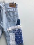 Jeans Levis 80’s USA Patchwork Trouble Garage